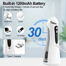 Upload image to gallery viewer, AquaFloss – Rechargeable Electric Water Flosser for Deep Dental Cleaning